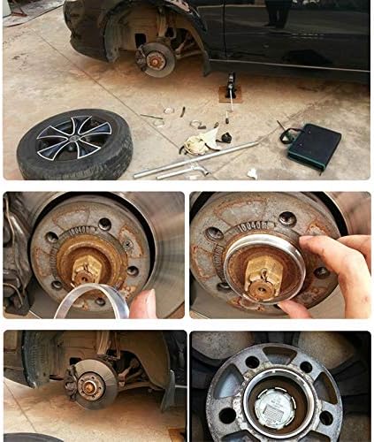 DCVAMOUS Alloy Aluminum Wheel Hub Centric Rings 67.1 to 60.1 - Set of 4 Hubcentric Rings - Performance Spigot Hubrings for 60.1mm Vehicle Hub with...