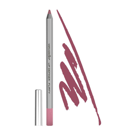 Mirabella Line & Define Lip Definer Lip Pencil, Smoothing & Moisturizing Retractable Lip Liner with Long-Lasting & Ultra-Creamy Formula, Antioxida...
