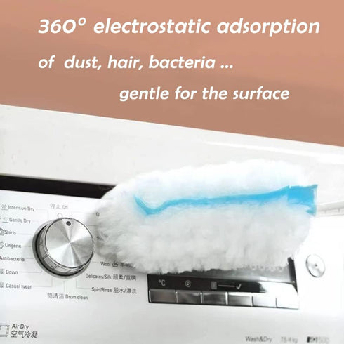 360 Duster Refills Bulk Disposable Replacement Head for Cleaning Home, Compatible Swiffer Unscented Duster Refills, 30 Count...