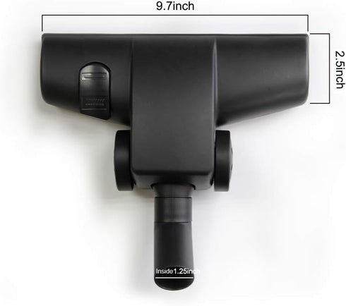 EZ SPARES Compatible with 1 1/4" 32mm Universal Vacuum Cleaner Brush Head 2 New Functions choose(On Floor&Carpet)...
