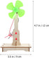 NUOBESTY Wooden Toys Car Tool Science Windmill Generator Kit Wind Generator DIY Green Alternative Energy Lab Mini Teaching Generator for Kids DIY ...