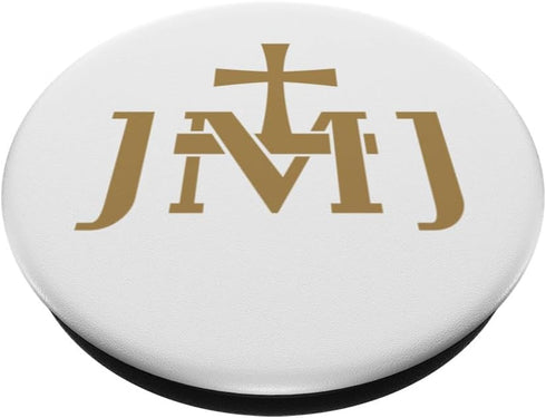 JMJ Jesus Mary Saint Joseph Insignia Catholic PopSockets Standard PopGrip...