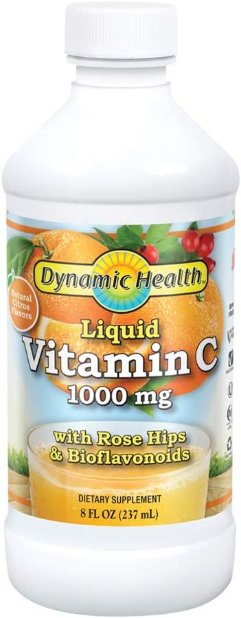 Dynamic Health Liquid Vitamin C Natural Citrus | 1000 Mg | 8 Ounce...