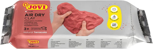 Jovi Air-Dry Modeling Clay; 8.8 oz. Terracotta, non-staining, perfect for Arts and Crafts Projects...