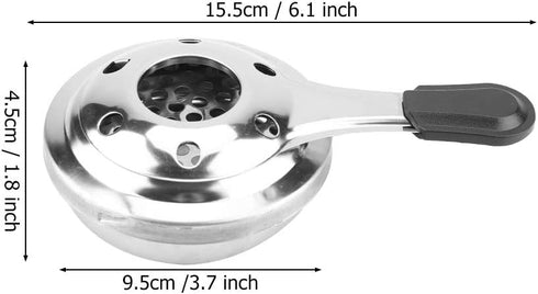 DEWIN Mini Alcohol Stove - Alcohol Stove, Portable Stainless Steel Alcohol Stove Burners for Backpacking Outdoor Camping Picnic Cooking Pot Home R...