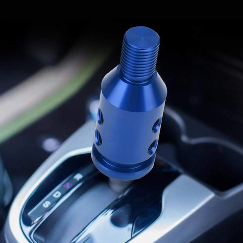 Universal Gear Shift Knob Adapter, Automotive Manual Transmission Non Threaded Shifter Kit Car Aluminum Alloy Racing Replacement Boot Retainer Sti...
