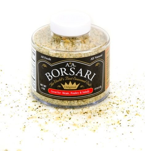 Borsari Seasoned Salt Combo - Multi-Use All Purpose Savory and Original Seasonings - Gourmet Sea Salt Blends With Herbs and Spices - Gluten Free -...