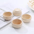 SEWACC 5pcs Wooden Bowls Unfinished Bowls Unpainted Wooden Bowls Serving Bowl Wood Crafts Bowls Pinch Bowls for Fruits Salad Cereal...
