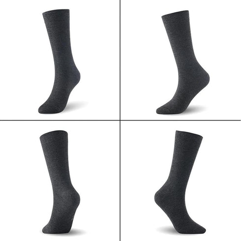 Men's Dress Socks Classic Business Casual Solid Premium Socks...