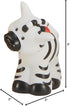 Replacement Part Fisher-Price Little-People Noah's Ark Playset - BMM06 - DKV14 ~ Replacement Zebra with Ladybug on Head Figure, White, Black, Red...