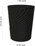 DAJITRE 1.8 Gallon Small Trash Can Wastebasket Recycling Bin Slim Profile for Compact Spaces Bathroom, Office, Bedroom, Kitchen (1.8 Gallon, Black...