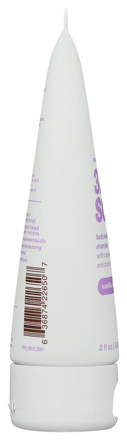 Everyone for Every Body 3-in-1 Soap Travel Size, Body Wash, Bubble Bath, and Shampoo, Vanilla and Lavender, 2 Fl Oz- (Container May Vary)...