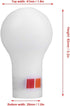 Aramox Gear Shift Knob,5 Speed Auto Manual Gear Shift Knob Shifter for Lancer V3/EVO (White)...