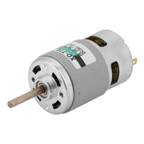 775 DC Motor, DC 24V/20000RPM 80W High Speed Low Noise High Torque Motor Extension Shaft Motor(24V20000RPM)......