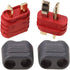 10 Pairs Anti-Slip Amass Deans T Plug Male Female Connector Adapter with Sheath Housing...