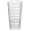 G.E.T. SW-1516-CL Orbis Shatterproof Opaque Striped Plastic Tumbler, 16 Ounce, Clear (Set of 12)...