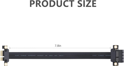 PCI Express 36PIN 1X Extension Cable?180 Degree 20cm?...