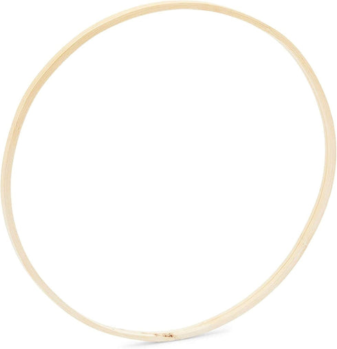 Bamboo Rings for Crafts, Macrame, and Dreamcatchers (9 in, 12 Pack)...