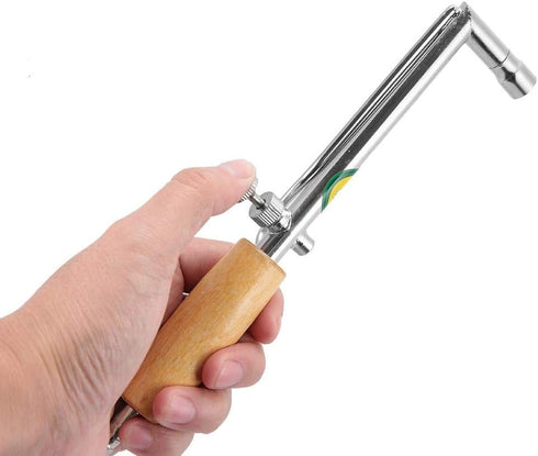 Soldering Injector Torch Welding Nozzle, Wood Soldering Torch with Adjustable Flame Gas Wood Handle Welding Torch Jewelry Making Soldering Tool He...