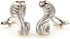 Cobra Snake Pair Cufflinks in a Presentation Gift Box & Polishing Cloth...