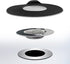 2PCS Bathtub Stopper Hair Catcher Kit, Bathtub Drain Strainer, Tub Stopper Plug Cover, Sink Filter, Silicone Drain Stopper for Bathroom, Laundry (...