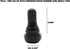 TR412 Rubber Snap-in Tire Valve Stem for Tubeless 0.453 Inch 11.5mm Rim Holes on Standard Vehicle Tires (Set of 4)...