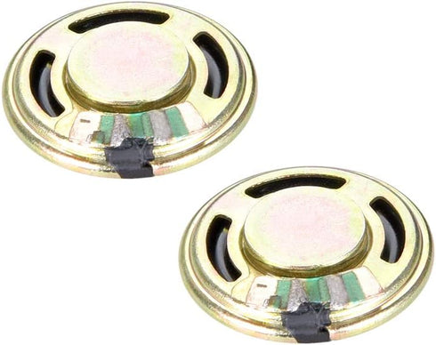 uxcell 0.5W 8 Ohm DIY Speaker 23mm Round Shape Replacement Loudspeaker 2pcs...