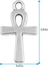 Framendino, Cross Charms Pendants Vintage Mini Cross Charm for DIY Crafts Jewelry Making Earring Necklace Bracelet Ankle Keychain Bronze...