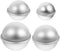 Tofficu 8Pcs Dome Cake Pan - Aluminum Cake Ball Mold - 1.77+2.16+2.55+3.14 Inch Half Ball Cake Pan - Football Cake Pan - 3d Round Shape Cake Mold ...