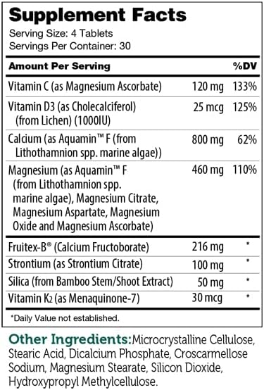 Zahler Bonefactor, Bone Strength Supplement containing Calcium, Vitamin D, Vitamin K and Magnesium, Certified Kosher, 120 Tablets...