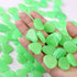 Glow in The Dark Pebbles, 100pcs Green Glowing Rocks Luminous Stone for Fish Tank, Garden Yard, Path Patio Aquariums Rocks Decor Light Up Rocks...