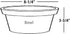 Robert Allen MPT01893 Fluer De Lis Series Metal Bowl Planter Flower Pot, 8", Color Surf Blue...