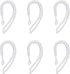 Replacement Ear Hooks for Bluetooth Headset, Universal Two Way Radio Earpiece Small Clamp Ear Loop Clips (Clear, 6Pcs)...