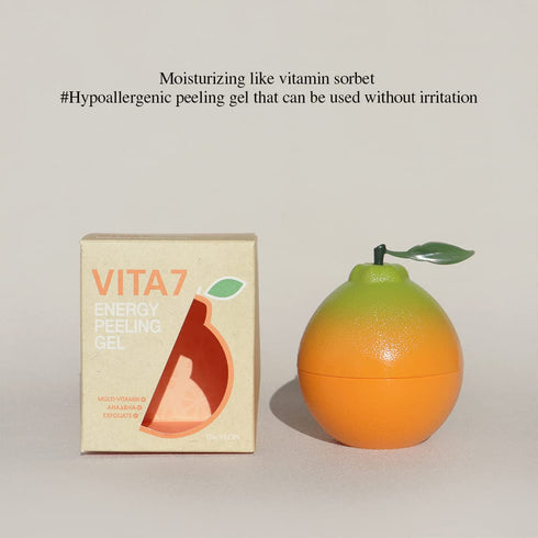 Exfoliant Vita7 AHA BHA Energy Peeling Gel for Dry Trouble Skin, Refreshing, Hydrating, Purifying 100ml 3.38 fl. oz - Exfoliating Wash Vitamin Fac...