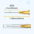 25 Gauge 1 Inch Needle,100 PCS Luer Lock Industrial Dispensing Accessories Needles,Individually Wrapped...