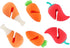 6 Pack Pot Lid Lifter Silicone Heat Resistant Spill Proof Pan Cover Stand Holder Clip Steam Releaser Stopper for Soup Pots Kitchen Gadgets (Carrot...