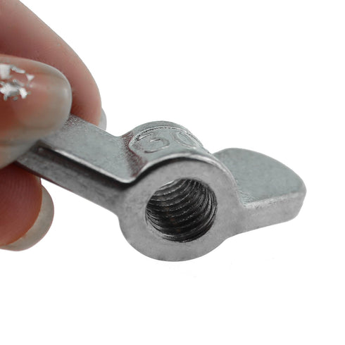 Maxmoral 4PCS M10 Wing Nut 304 Stainless Steel Butterfly Nut Hand Twisted Fastener Hardware Parts for Mechanical Electronic Furniture Decoration...