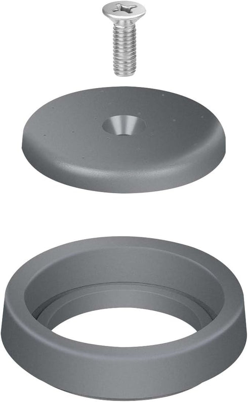 Replacement B-24K B-0107 Spray Valve Repair Kit for T&S Brass, Commercial Sink Sprayer Spray Face Bumper and Screw Replacement Part – Grey...