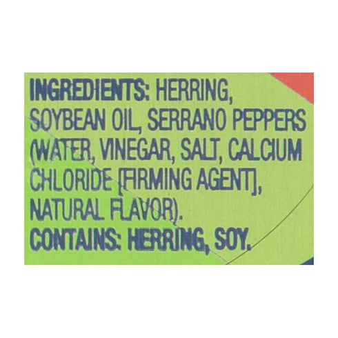 Beach Cliff Wild Caught Fish Steaks in Soybean Oil with Hot Green Chilies, 3.75 oz Can (Pack of 12) - 16g Protein per Serving - Great for Pasta & ...