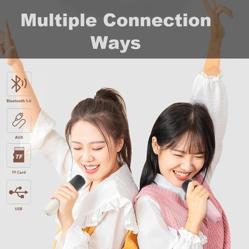 Bluetooth Speaker Speaker Wireless Outdoor Waterproof Portable Speaker Bluetooth TF Card AUX KTV MIC Loud Stereo Booming Bass Energy for Home&Part...
