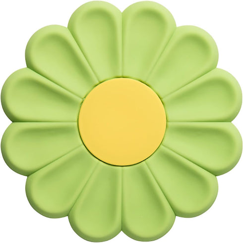 Daisy Trivet for Hot Pots and Dishes, 6.7 Inch Round Flexible Silicone Pot Holders Hot Pads, Anti-Slip Coaster, Heat Resistant Mat Multi-Use Creat...