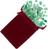 HRX Package Mini Velvet Gift Bag with Drawstring,20PCS Burgundy Red Velvet Cloth Jewelry Pouches (3x4 inches)...