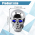 ASUBHA Skull Shifter Knob, Personalized Skull Shifter Head with Adjustable LED Double Eyelet Decorations, Gear Knob Head Universal Car Interior Ac...