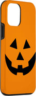 iPhone 12 mini Jack O Lantern Orange Pumpkin Face Halloween Costume Case...