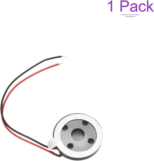 DMiotech 1W 8 Ohm 15mm Diameter Mini DIY Magnetic Speaker Internal Replacement Loudspeaker with Wire for Mobile Phone Black......