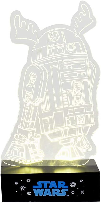 Kurt S. Adler Kurt Adler 9.5-Inch Battery-Operated R2D2 LED Light-Up Table Piece, Multi...