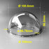 4 Inch Indoor Outdoor CCTV Replacement Acrylic Clear Cover Surveillance Cameras Security Dome Protector Housing Transparent Case, 109x56.2...