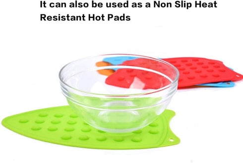 Multipurpose Silicone Iron Rest Pad for Ironing Board Hot Resistant Mat,Silicone Heat Resistant Iron Rest Pad (Red)...