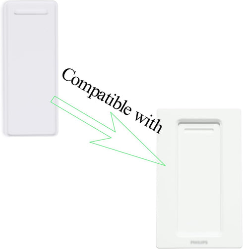 Ultra Slim Wall Holder for Philips Hue Light Dimmer Switch Remote V1, UHOLDZU Aluminum Invisible Remote Control Holder for The Hue Dimmer Switch W...