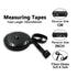 3 Pack Tape Measure Retractable Measuring for Body Fabric Sewing Tailor Cloth Knitting Craft Weight Loss Measurements Retractable Black Dual Sided...